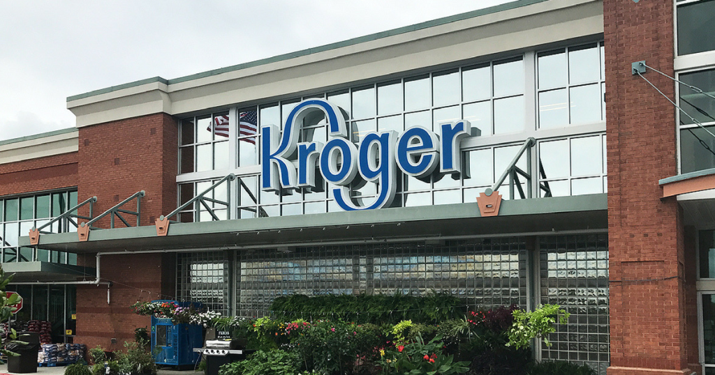 Storefront of Kroger Grocery store