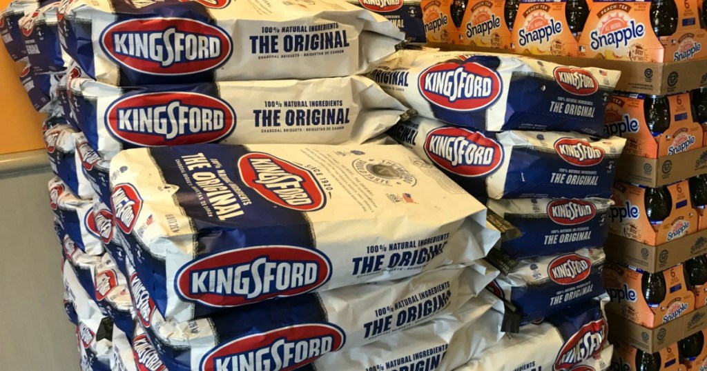 pallet of Kingsford Charcoal Bags 