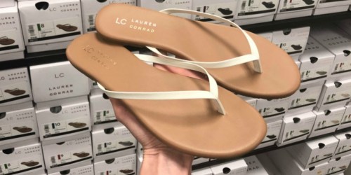 LC Lauren Conrad Women’s Flip Flops Just $5.94 at Kohl’s (Regularly $17) + More