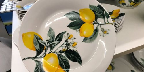 Lemon Dinnerware Collection Only $1 at Dollar Tree