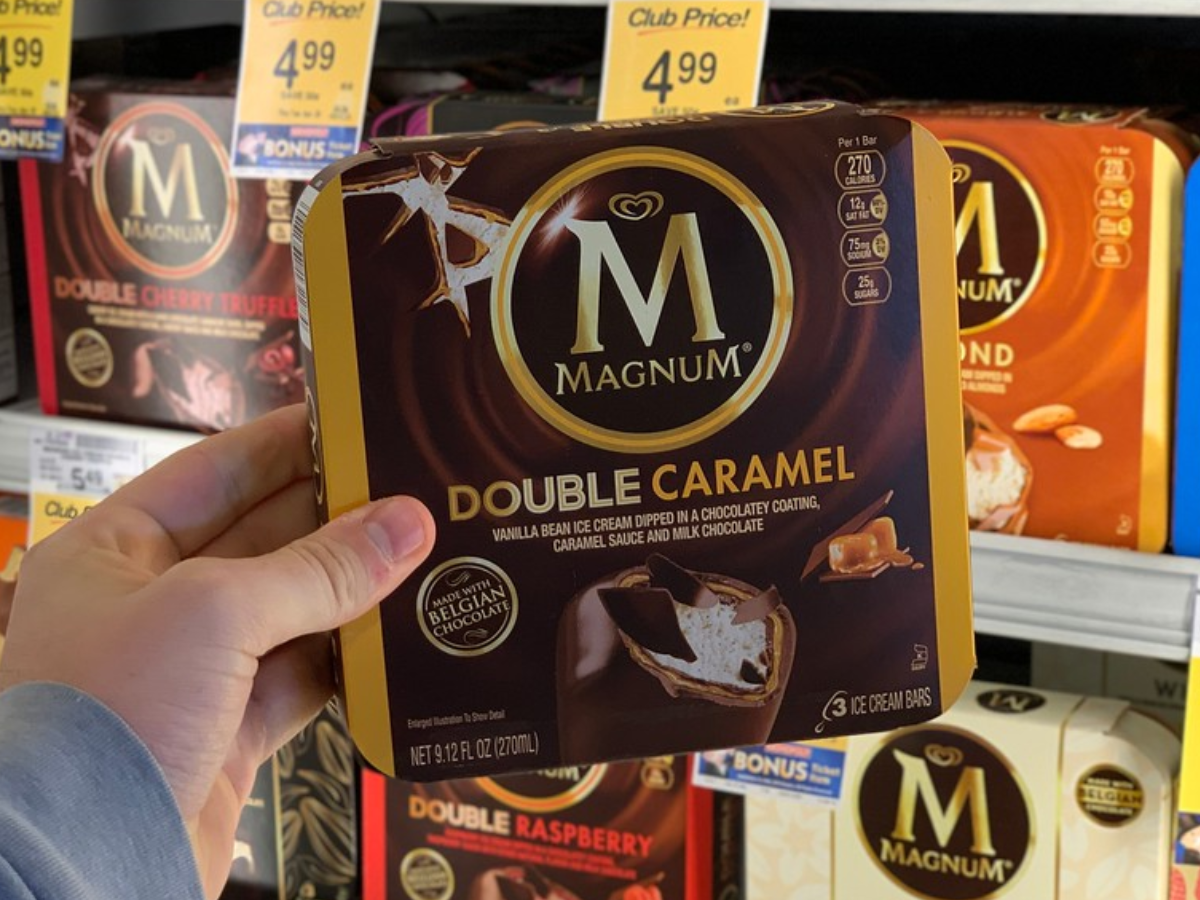 magnum ice cream box price