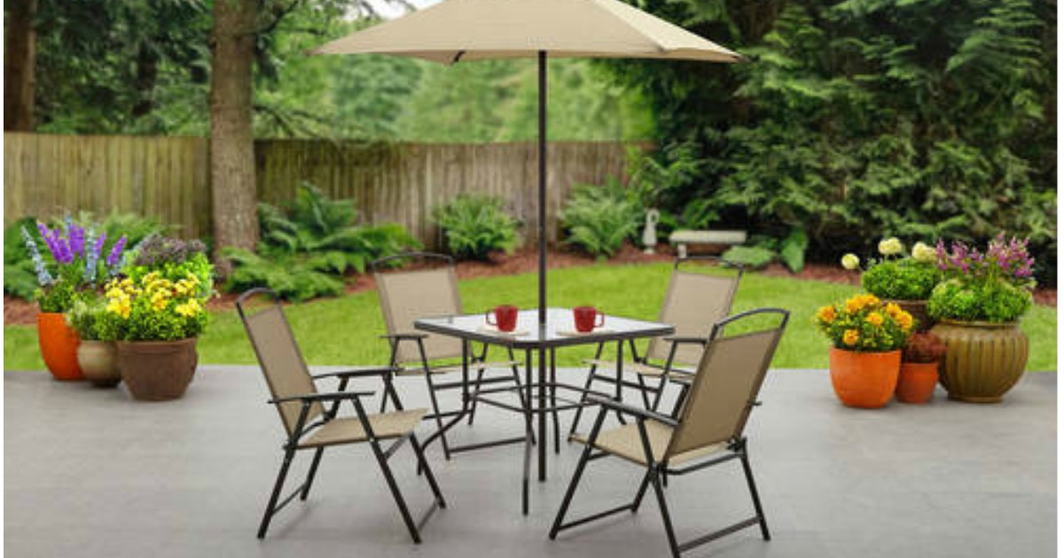 Mainstays patio deals dining set