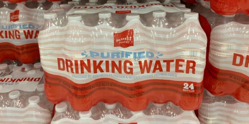 Market Pantry Water 24-Packs Only $1.86 Each After Target Gift Card (Just 8¢ Per Bottle)