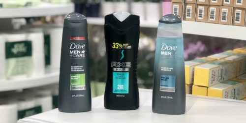 Better Than FREE Dove & Axe Men’s Hair Care After Cash Back & Target Gift Card
