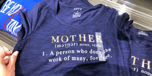 Kohl’s: Mom’s Themed V-Neck Shirts as Low as $8.74 Shipped (Regularly $22)