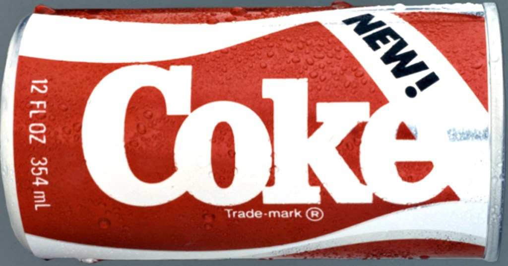 NEW Coke cans from 1985
