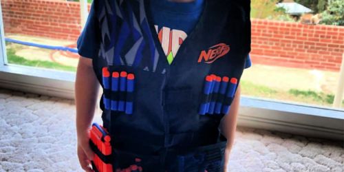 NERF Elite Tactical Pack Only $9 on Amazon (Regularly $40) | Includes Vest, Backpack, Targets & More