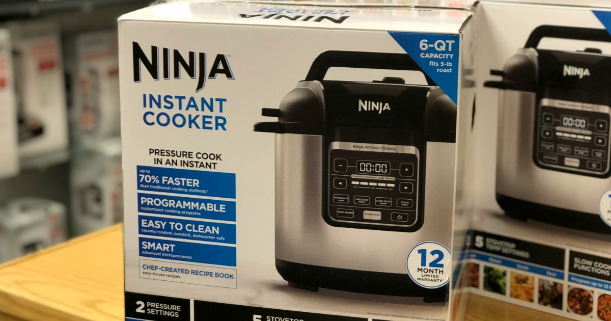 Ninja Instant Cooker Only 49.99 Shipped (Regularly 100)