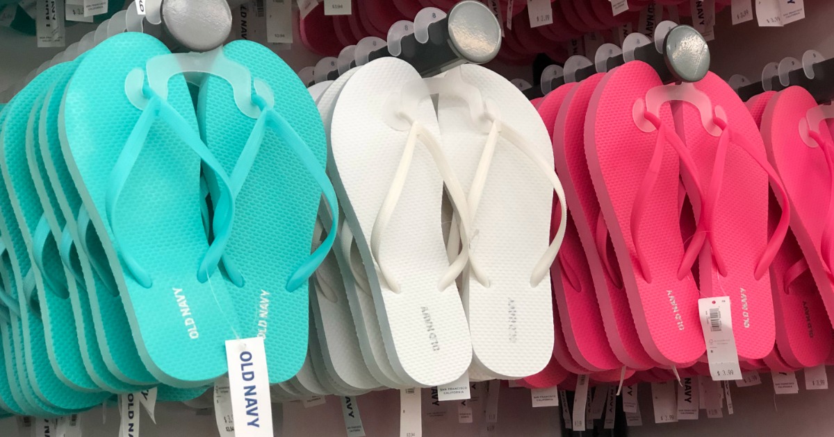 Old Navy Flip Flops Only $1 (In-Store 