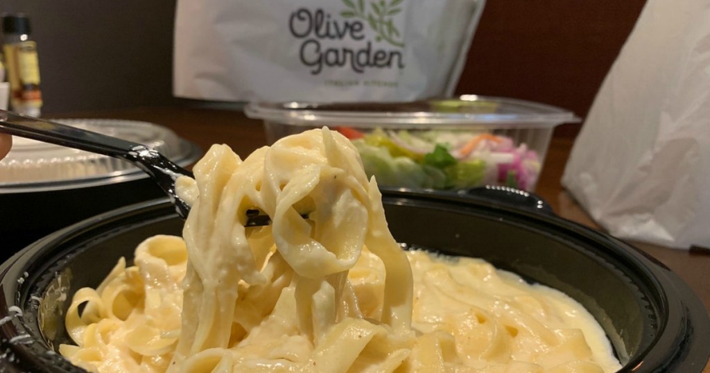 TWO Olive Garden Entrees ONLY 12.99 Just 6.50 Per Meal (+ Salad