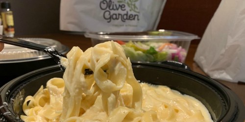 TWO Olive Garden Entrees ONLY $12.99 – Just $6.50 Per Meal (+ Salad & Breadsticks!)