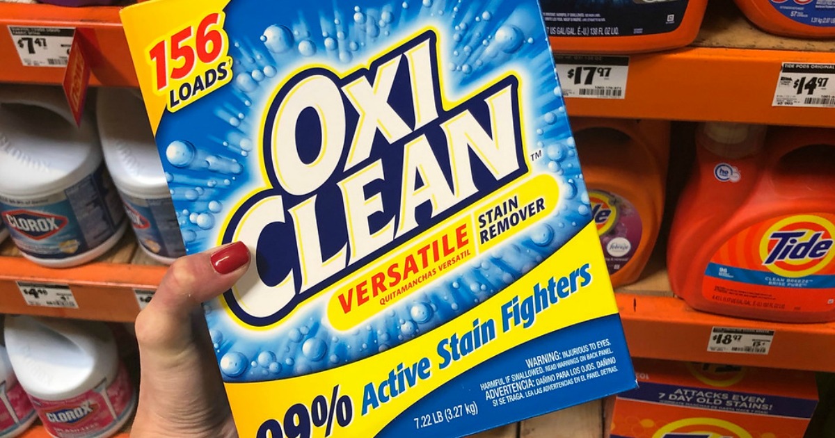 OxiClean Versatile Stain Remover 7Pound Box Just 6 at Home Depot (Today Only)