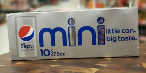 30% Off Pepsi Mini Can 10-Packs at Target (Just 28¢ Per Can)