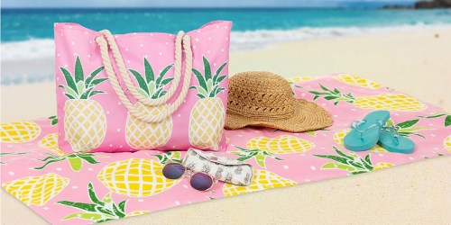 Beach Towels w/ Matching Totes Only $12.99 on Zulily (Regularly $30) + More
