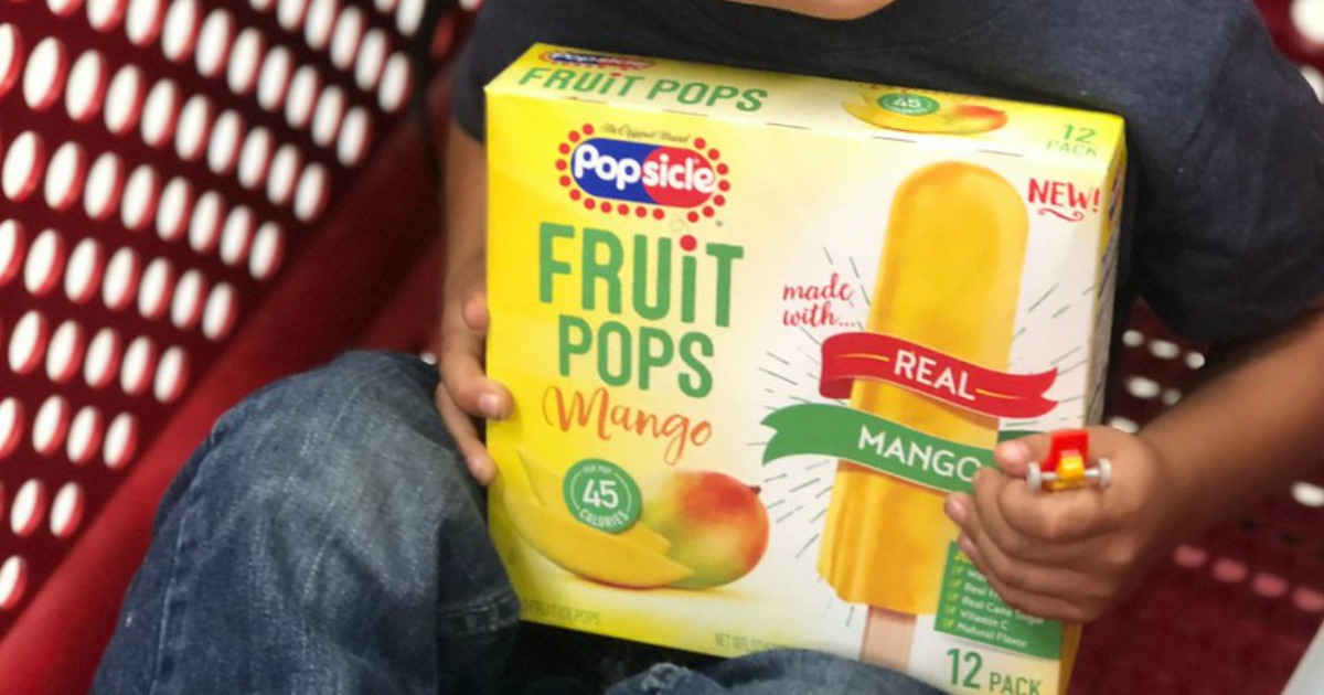 Popsicle 12Packs Only 2 Per Box After Cash Back at Target