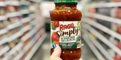 Ragu Simply Pasta Sauce Just 17¢ After Cash Back at Target