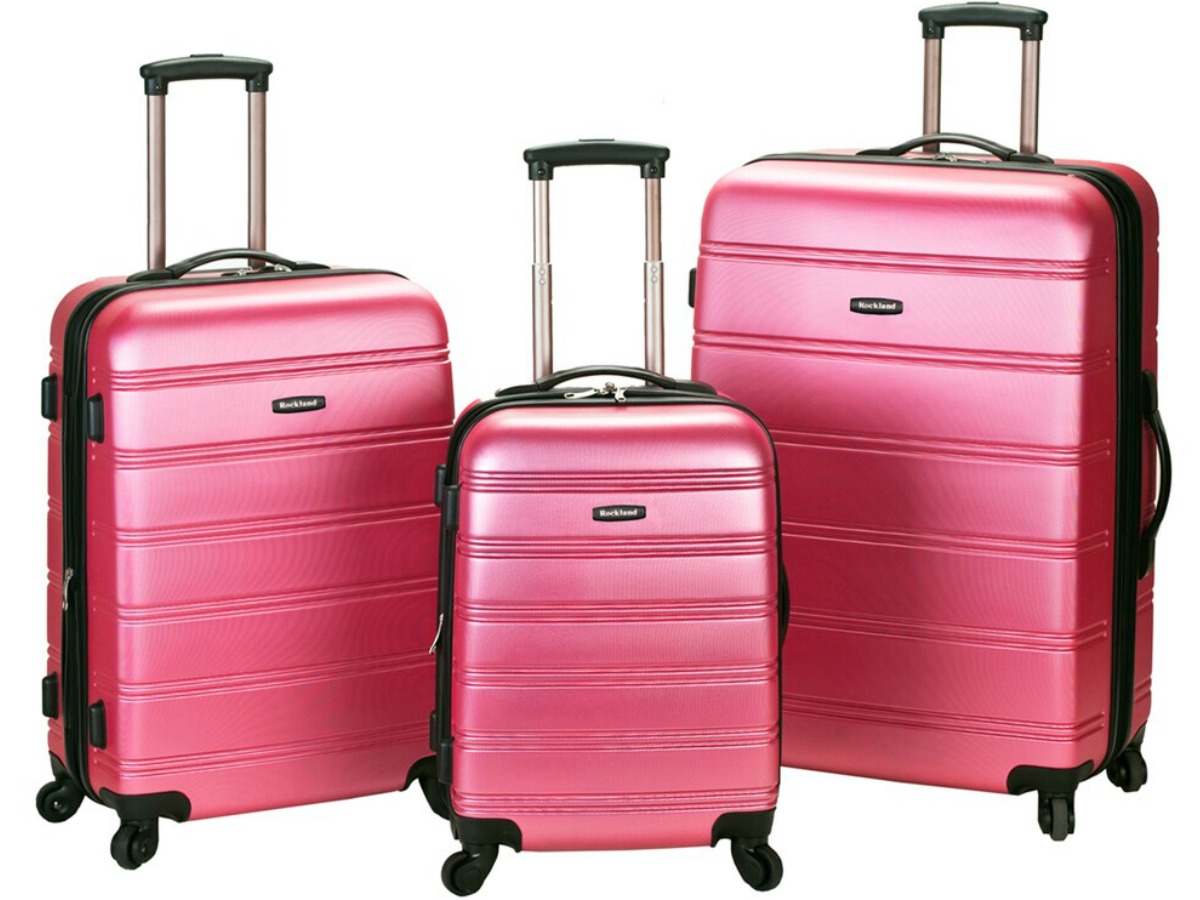 3 piece luggage set kohls