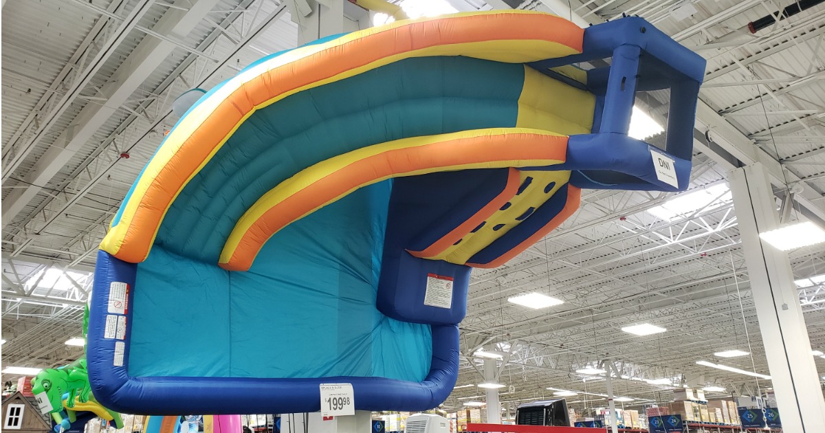 splash n slide inflatable water slide