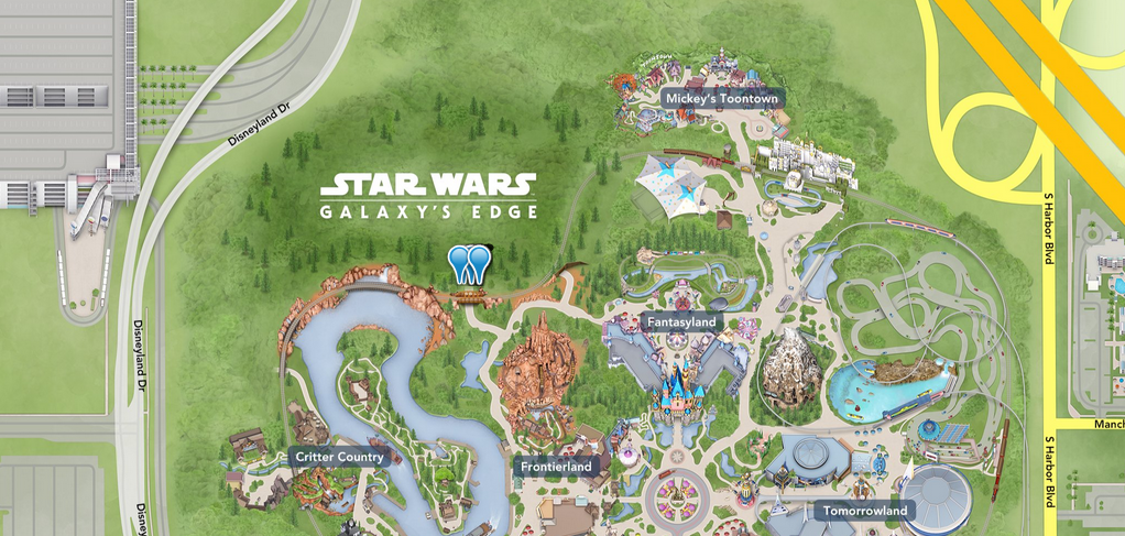 Star Wars: Galaxy's Edge Map