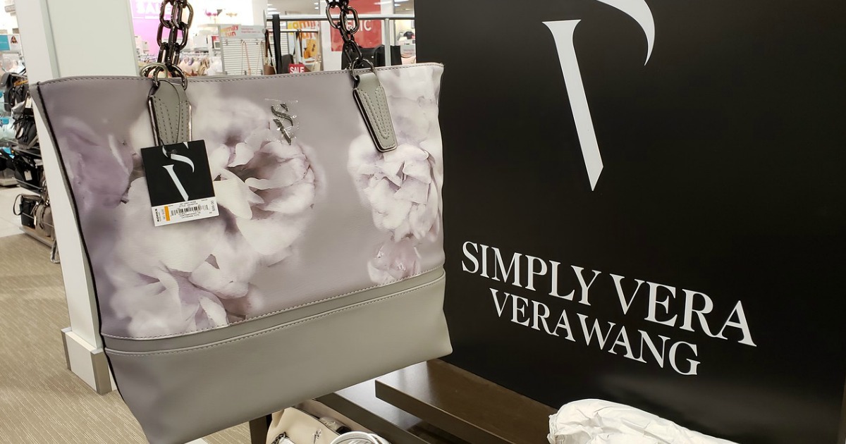 Simply Vera Wang Black crossbody purse Brand New - Depop