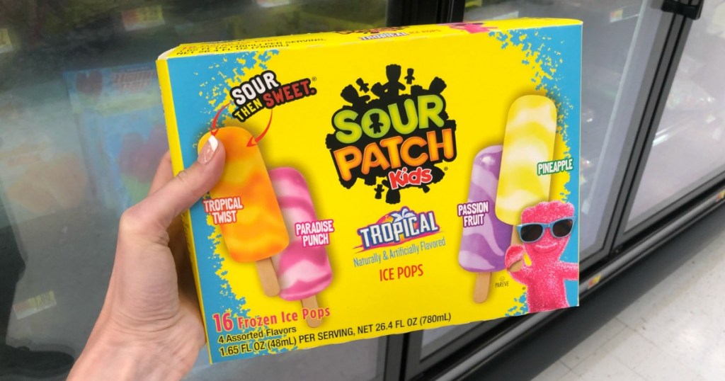 Sour Patch Kids Tropical Ice Pops