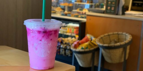 New Starbucks Dragon Refresher Drink (Contains Caffeine, Coconut Milk & Real Dragonfruit)