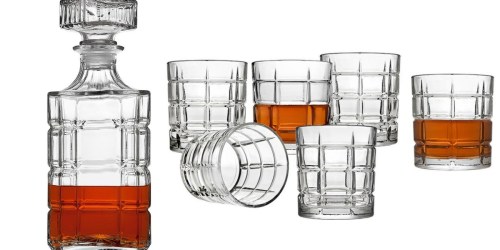 Home Depot: Crystal Decanter & Cocktail Glass 7-Piece Set Only $14.99 (Regularly $40)