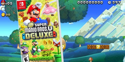 New Super Mario Bros U Deluxe Nintendo Switch Game Only $45 Shipped (Regularly $60)