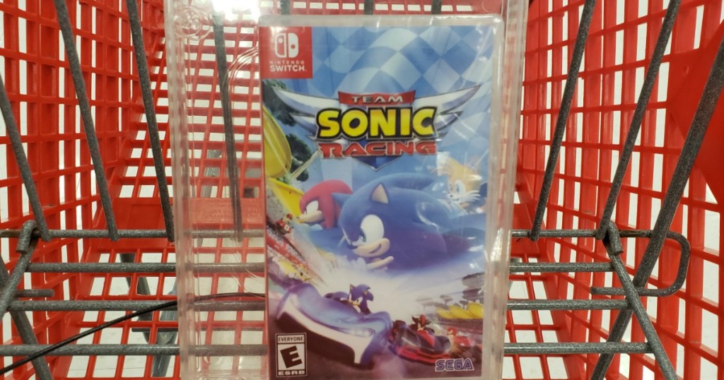 Team Sonic Racing video game in shopping cart 