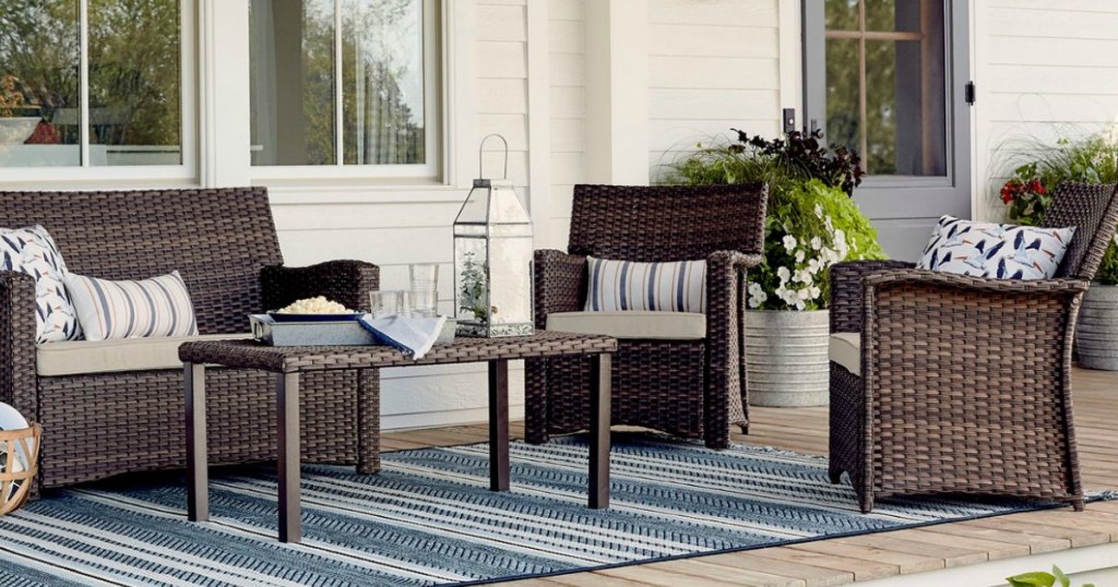 Up To 40 Off Patio Furniture Rugs More At Target Com Hip2save