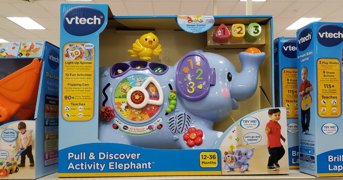 vtech pull & play elephant