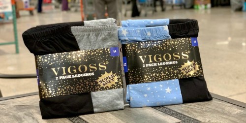 Girls Leggings 2-Packs Only $4.97 at Costco (Just $2.49 Each)