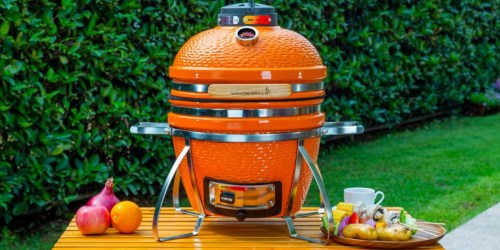 Cadet Kamado Charcoal Grill Only $299 Delivered (Great for Camping, Tailgating & More)