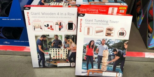 Giant Wooden Games from $19.99 at ALDI (Indoor & Outdoor Fun)
