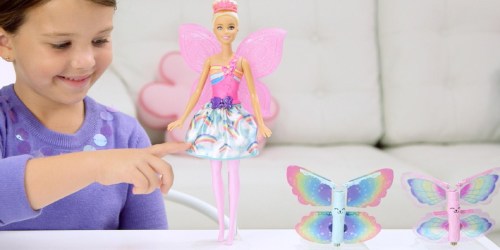 Barbie Dreamtopia Rainbow Cove Flying Wings Fairy Doll Only $8 (Regularly $21) + More