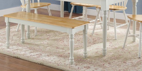 Better Homes & Gardens Farmhouse Dining Bench Only $39 Shipped (Regularly $69)