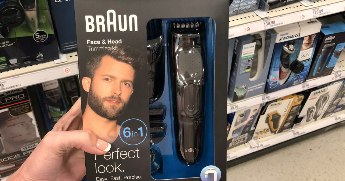 electric beard trimmer target