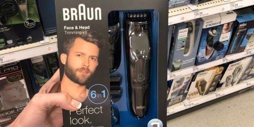 Braun 6-in-1 Rechargeable Beard and Hair Trimmer Only $4.79 After Target Gift Card & Cash Back