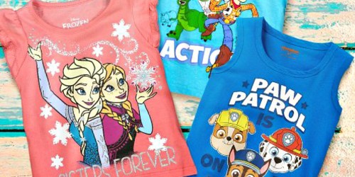 Kids Character Tees Only $4.99 (Regularly $20) – Disney, Paw Patrol & More