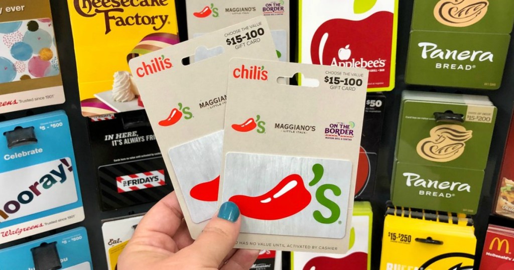 chili's gift cards
