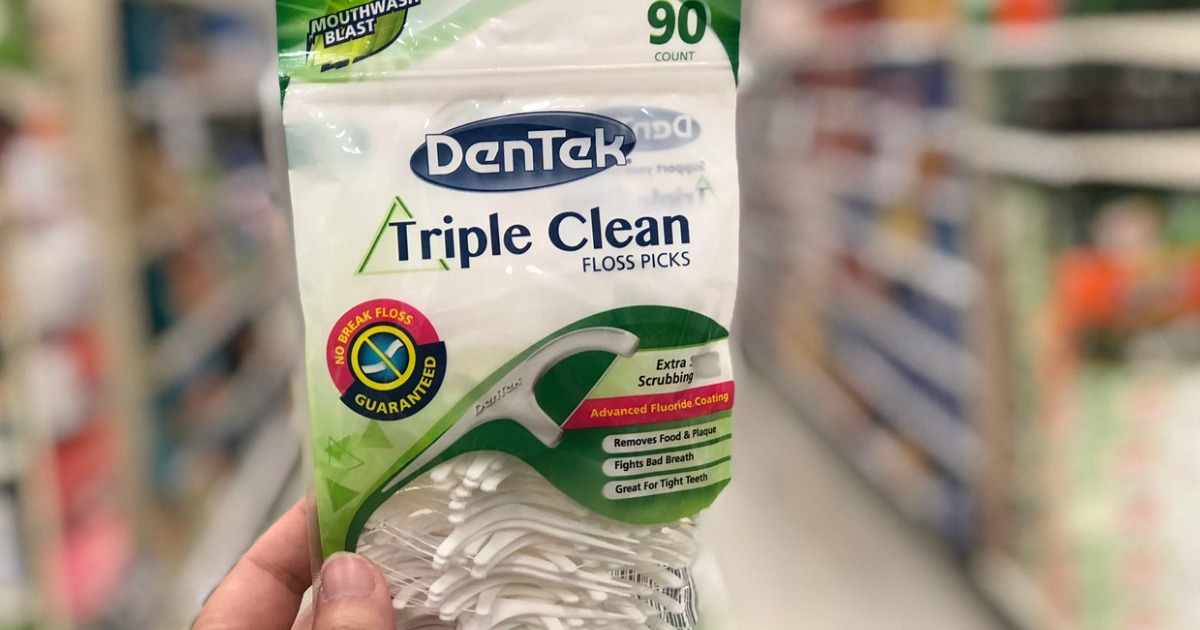 Two Dentek 90-count Floss Picks Only $1 At Walgreens.com (just 50¢ Each)