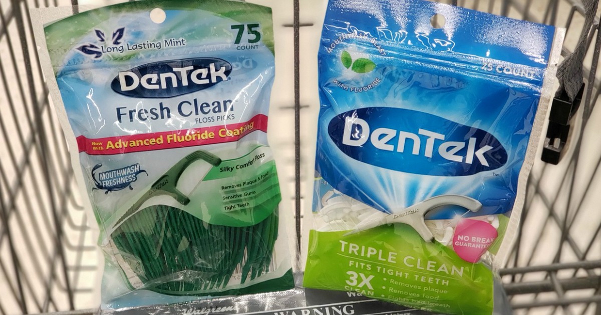 DenTek Floss Picks Only 75¢ Each at Walgreens