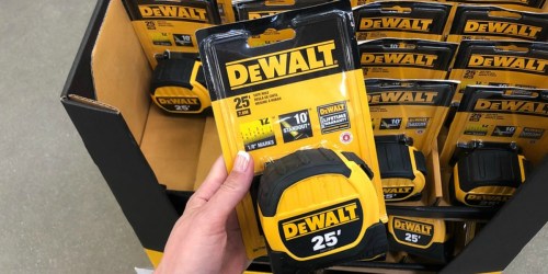 DeWalt 25 Foot Tape Measure Only $7.88 at Home Depot (Regularly $15)