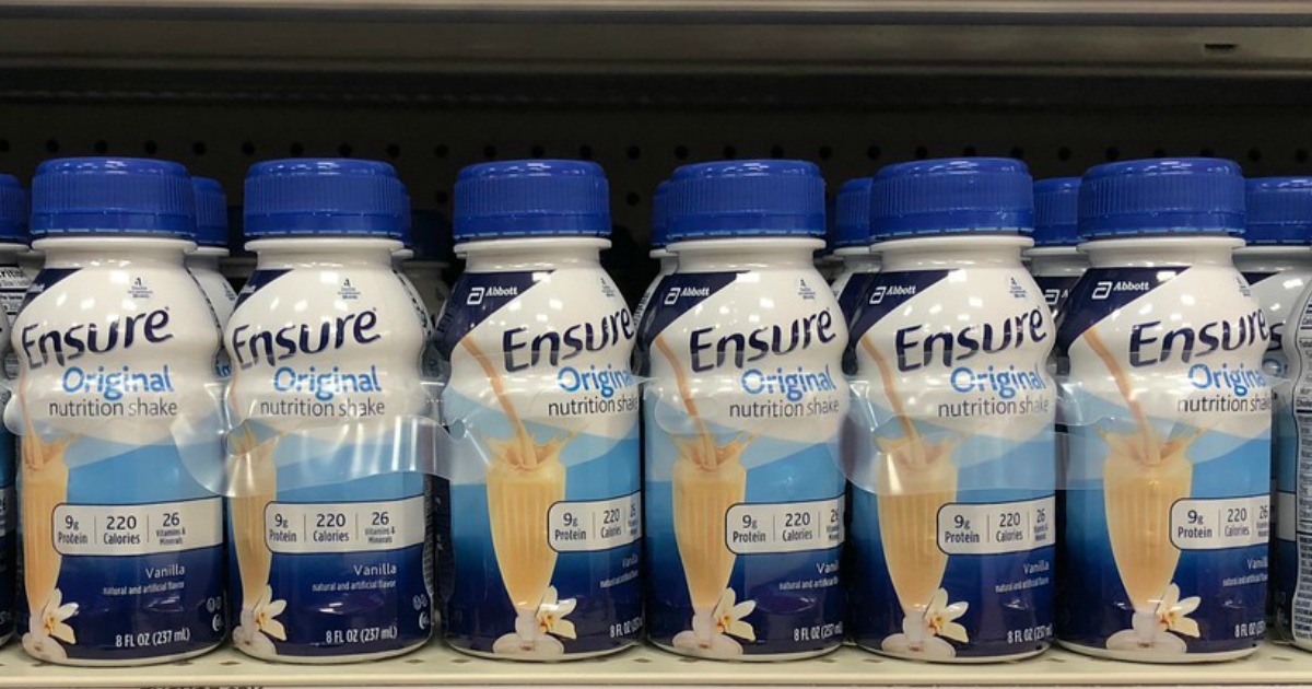 Ensure Nutritional Shakes 12Pack Just 5.83 on