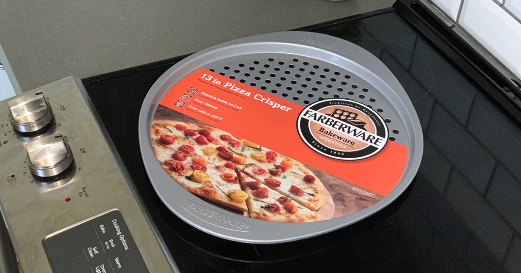 farberware pizza crisper baking pan from kohl's