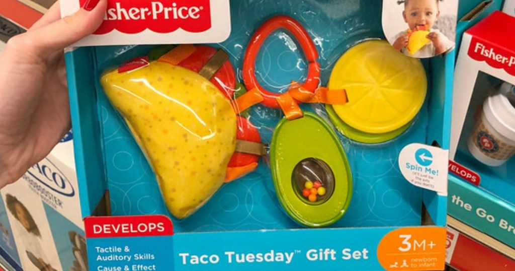 fisher-price taco tuesday baby toy set