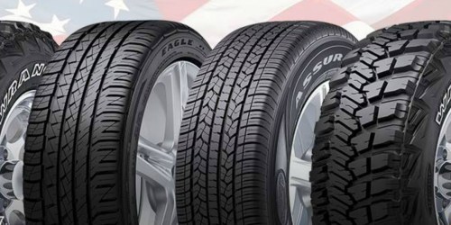 Up to $130 Off Set of 4 Tires at Discount Tires After Rebate