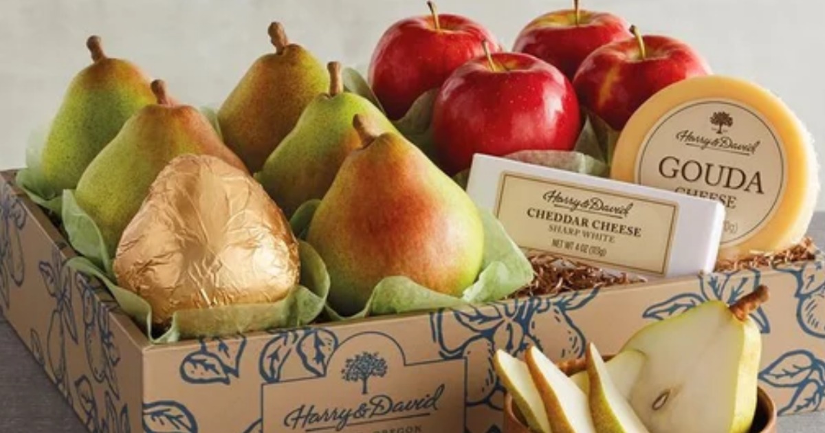 Harry & David Pears, Apples & Cheese Gift Set Only 29.99 Shipped