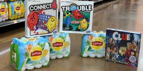 TWO Lipton Iced Tea 12-Packs + Hasbro Board Game as Low as $12.47 at Walmart.com