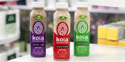 Koia Plant Powered Protein Drinks Only 99¢ After Cash Back at Target (Regularly $4)